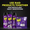 imageRaid Bed Bug Foaming Spray Kills Bed Bugs and Their Eggs for Indoor Use NonStaining Keeps Killing for Weeks 165 oz Pack of 1165 Ounce Pack of 1