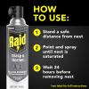 imageRaid Wasp and Hornet Killer Spray Kills the entire nest Kills Paper Wasps Yellow Jackets Mud Daubers and more 14 oz14 ozPack of 1