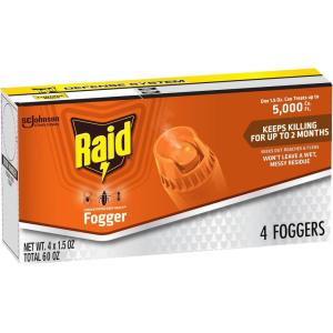 imageRaid Concentrated Deep Reach Pest Killer ampamp Roach Fogger 15 fl oz 4 Count