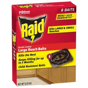 imageRaid Double Control Large Roach Baits 8 Count Pack of 1Large