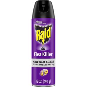 imageRaid Flea Killer Kills Fleas Crickets Roaches Silverfish and Ticks Use in Your Home or on Your Dog 1 Pound Pack of 6Flea Killer Pack of 6