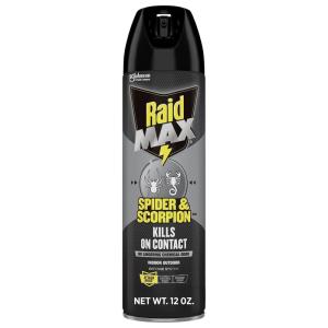 imageRaid Max Spider and Scorpion Killer Kills Spiders Scorpions Roaches Ants Waterbugs Earwigs 12 Oz12 Ounce Pack of 1
