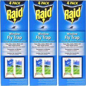 imageRaid Window Fly Trap 4 Count Pack of 3