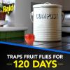 imageRaid Fruit Fly Trap 4 Lures for 120 Days of Protection AppleShaped Reusable Indoor Fly Trap Stops Flies from Multiplying in Kitchens Near Fruits Vegetables amp Garbage Bins