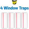 imageRaid Transparent Window Fly Trap 6 Pk Over 100 Flies Per Trap Indoor Sticky Fly Strips for Flying Insects No Insecticides MessFree Bug Catcher for Kitchen amp Bedroom Windows Peel amp Stick